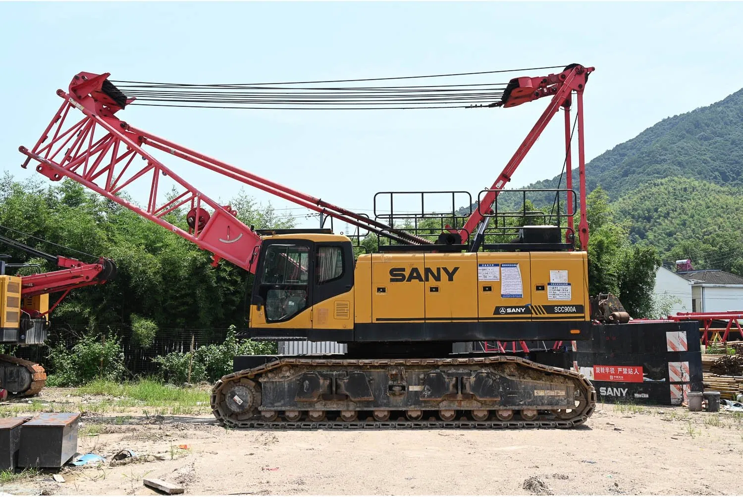 Sany 90 Ton Grúa de Oruga Alta Calidad 90 Ton Grúa de Oruga Usada