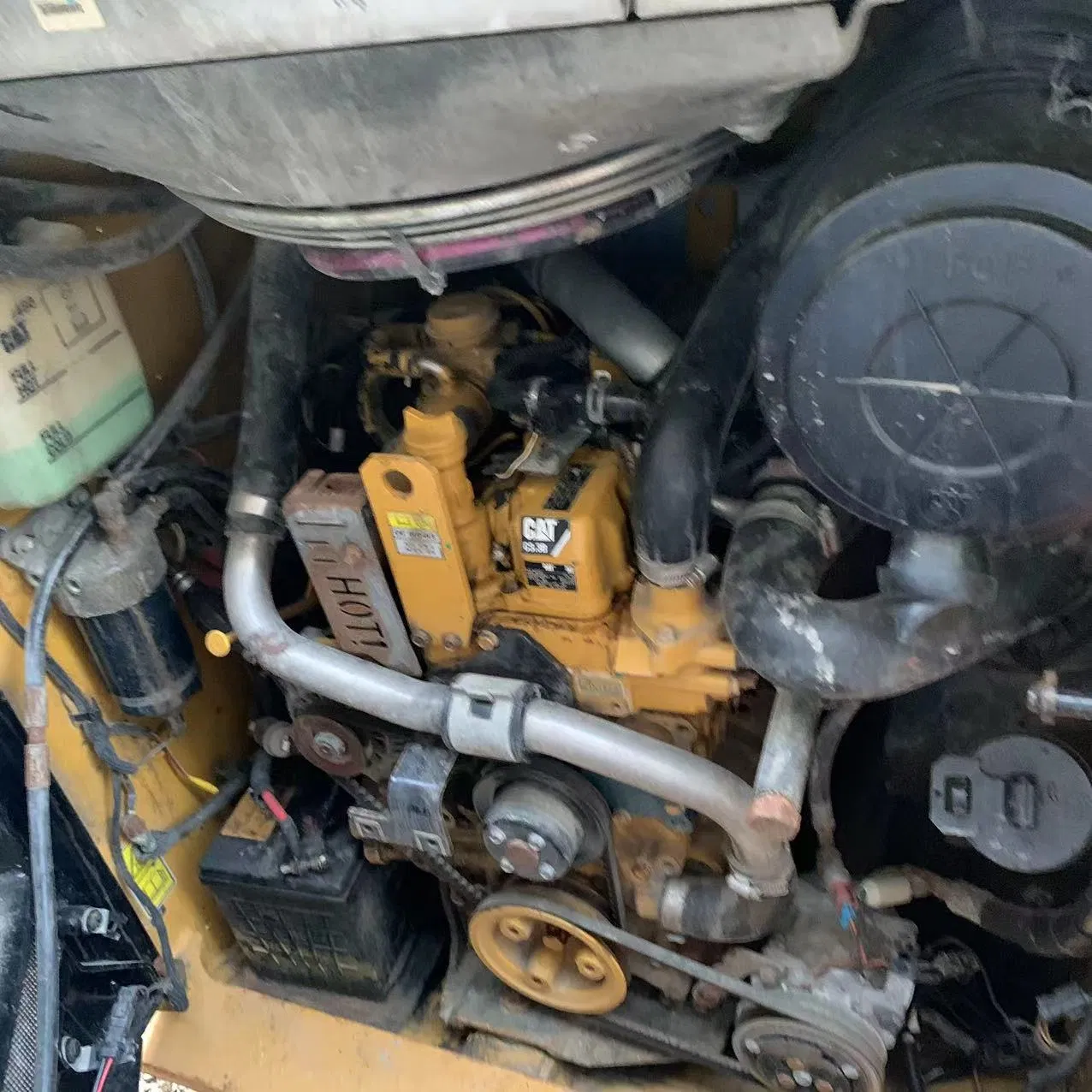 Usado 4X4 Tracción delantera de oruga mini cargadora de orugas Cat246D Cat246c cargadora de orugas con cubo de cargadora de orugas