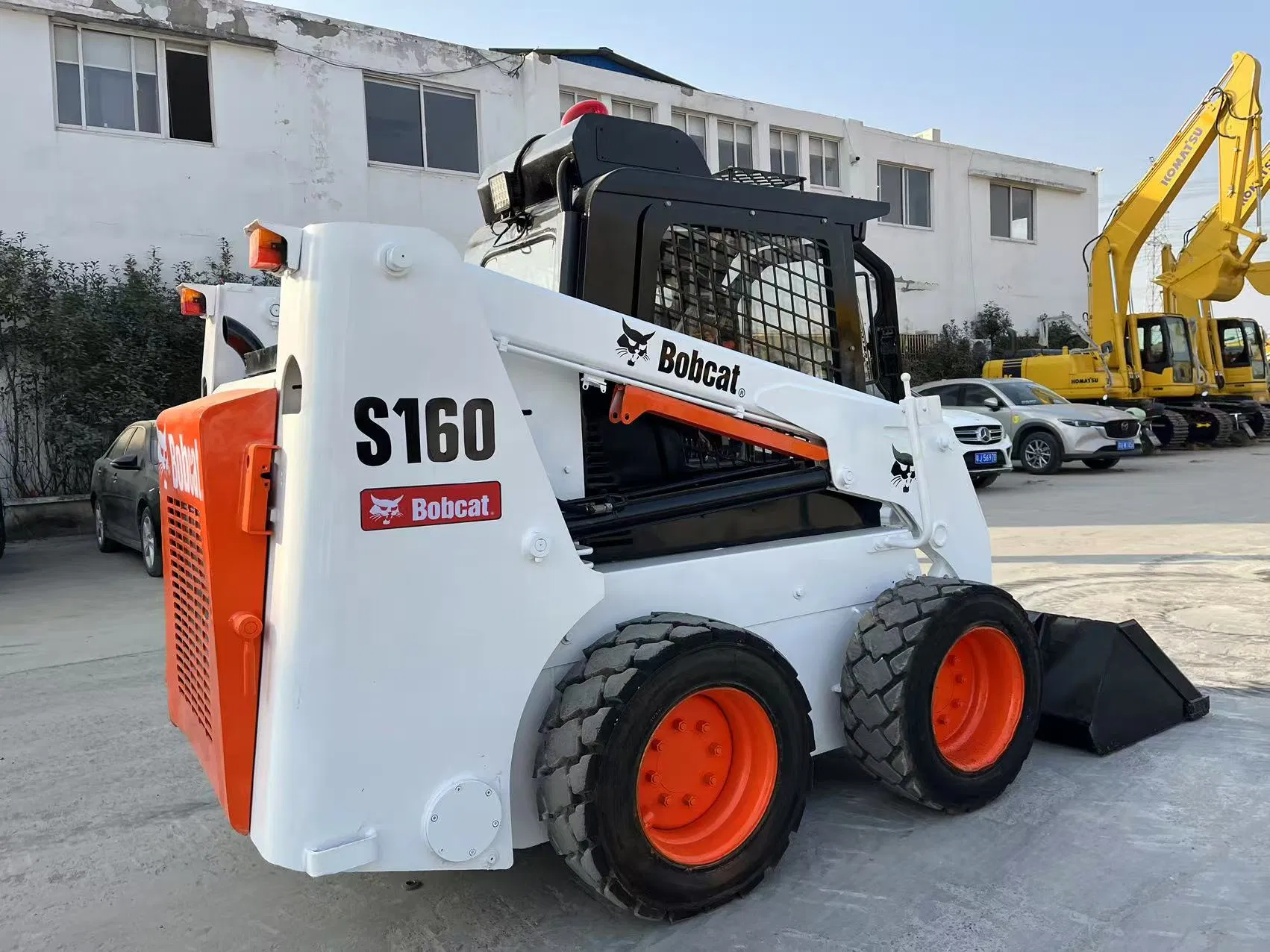 Bobcat usado S160 S220 S270 S300 cargadora de orugas original pequeña a bajo precio en venta