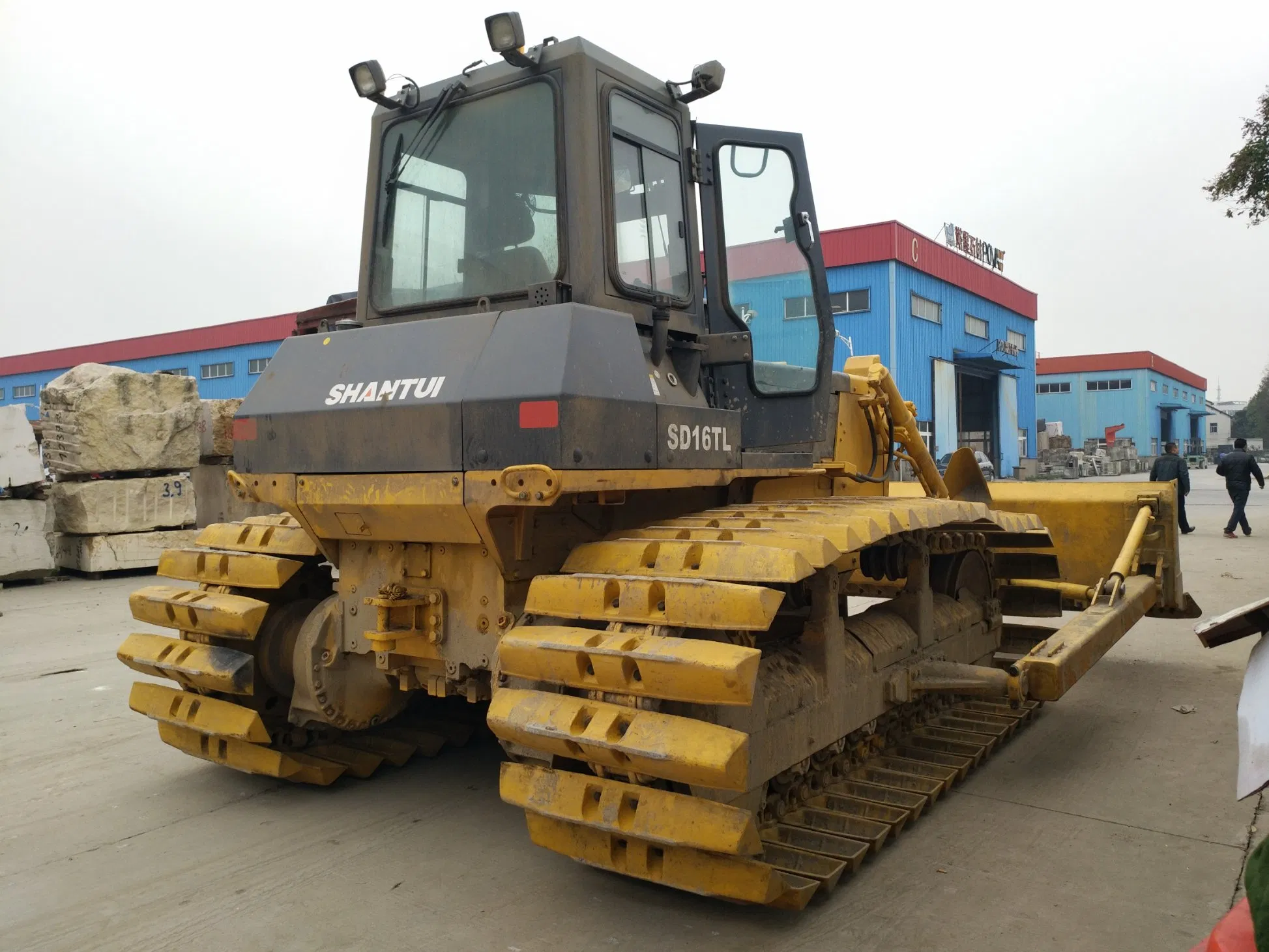 Bulldozer Shantui SD16tl Usado Bulldozer de Pantano en Buen Estado