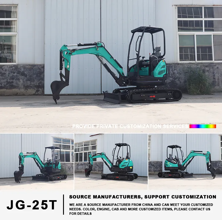 Especificaciones de Mini Excavadora