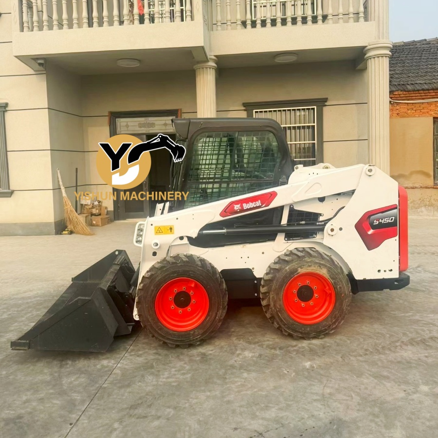 Cargadora sobre orugas usada Bobcat S450 en buenas condiciones a la venta