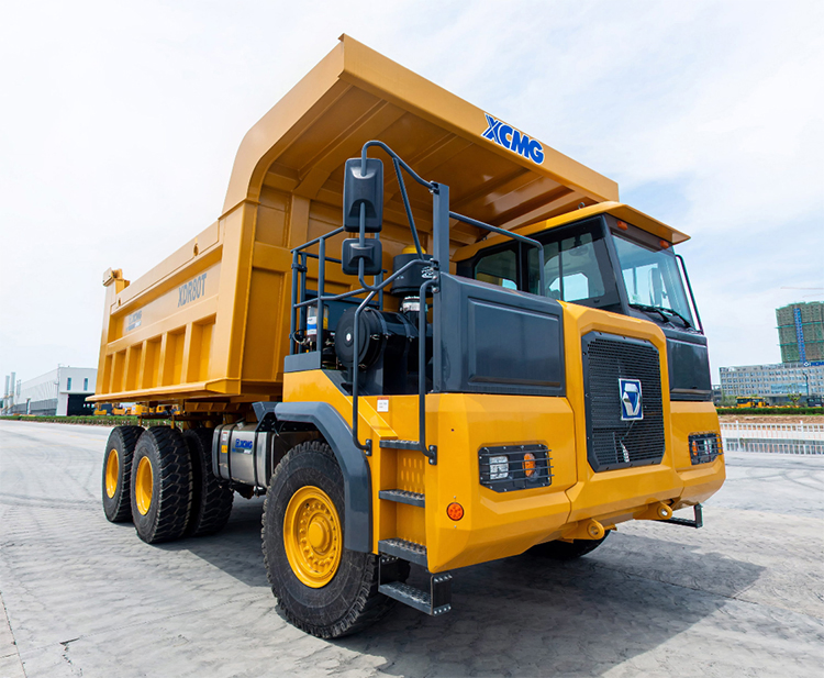 Camión Volquete de Fábrica XCMG Xdr80t 76 Toneladas Usado Totalmente Hidráulico Tri Eje Rígido Camión de Minería en Venta