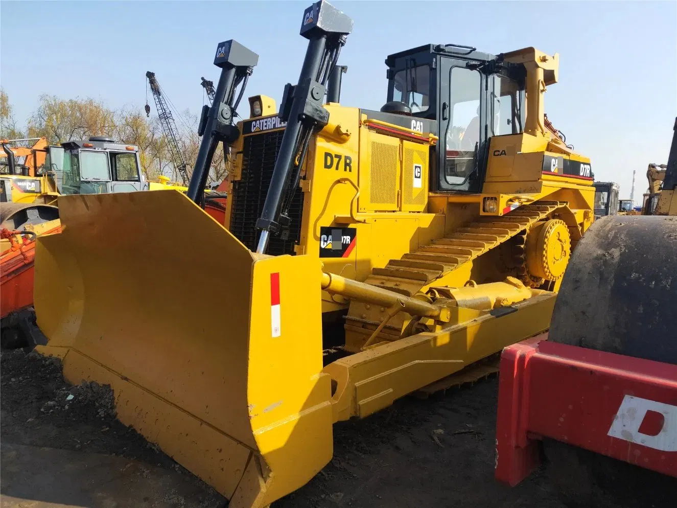 Bulldozer de oruga usado Cat D7r Bulldozer original de orugas Caterpillar V Tractor