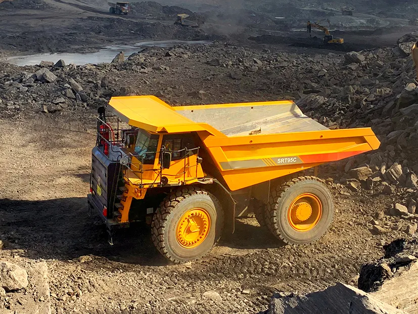 Precio Mayorista 95ton Camión Volquete Rígido para Minería Srt95c en Venta