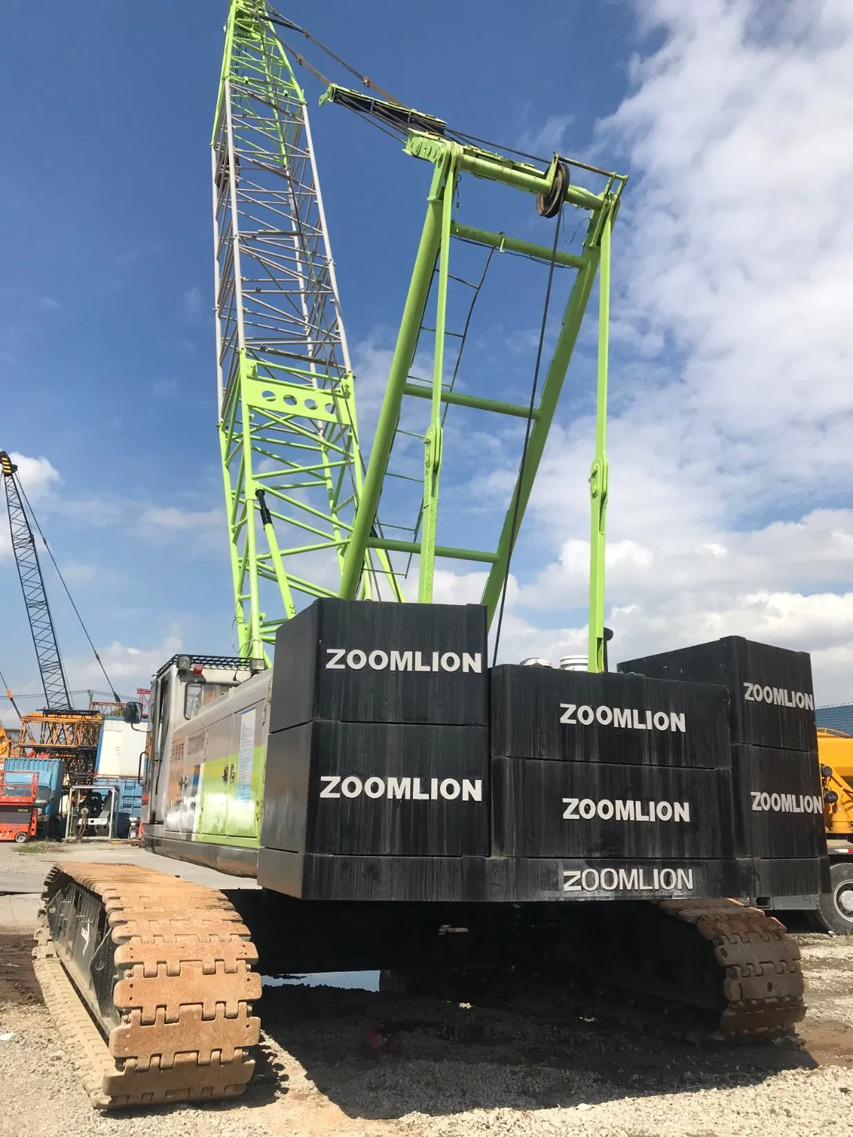Grúa de Oruga Usada 80 Ton Zoomlion Nueva Grúa de Oruga RC Zcc850h en Buen Estado en Venta
