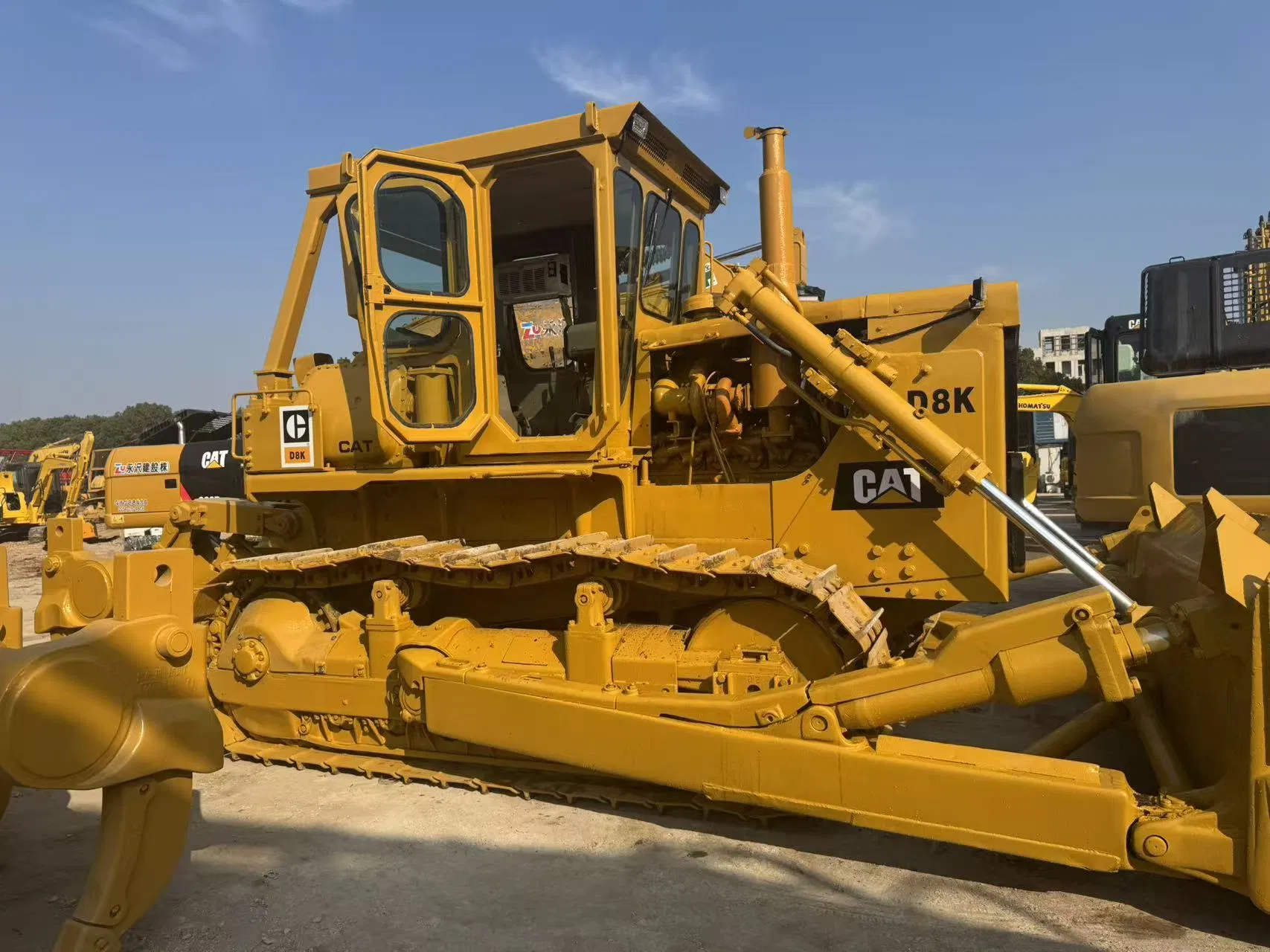 Bulldozer Cat Usado en Japón D8K a la Venta, Cat Original D6d D6m Cat D8r D9r Bulldozer Pequeño de Orugas Usado, Tractor de Alta Calidad
