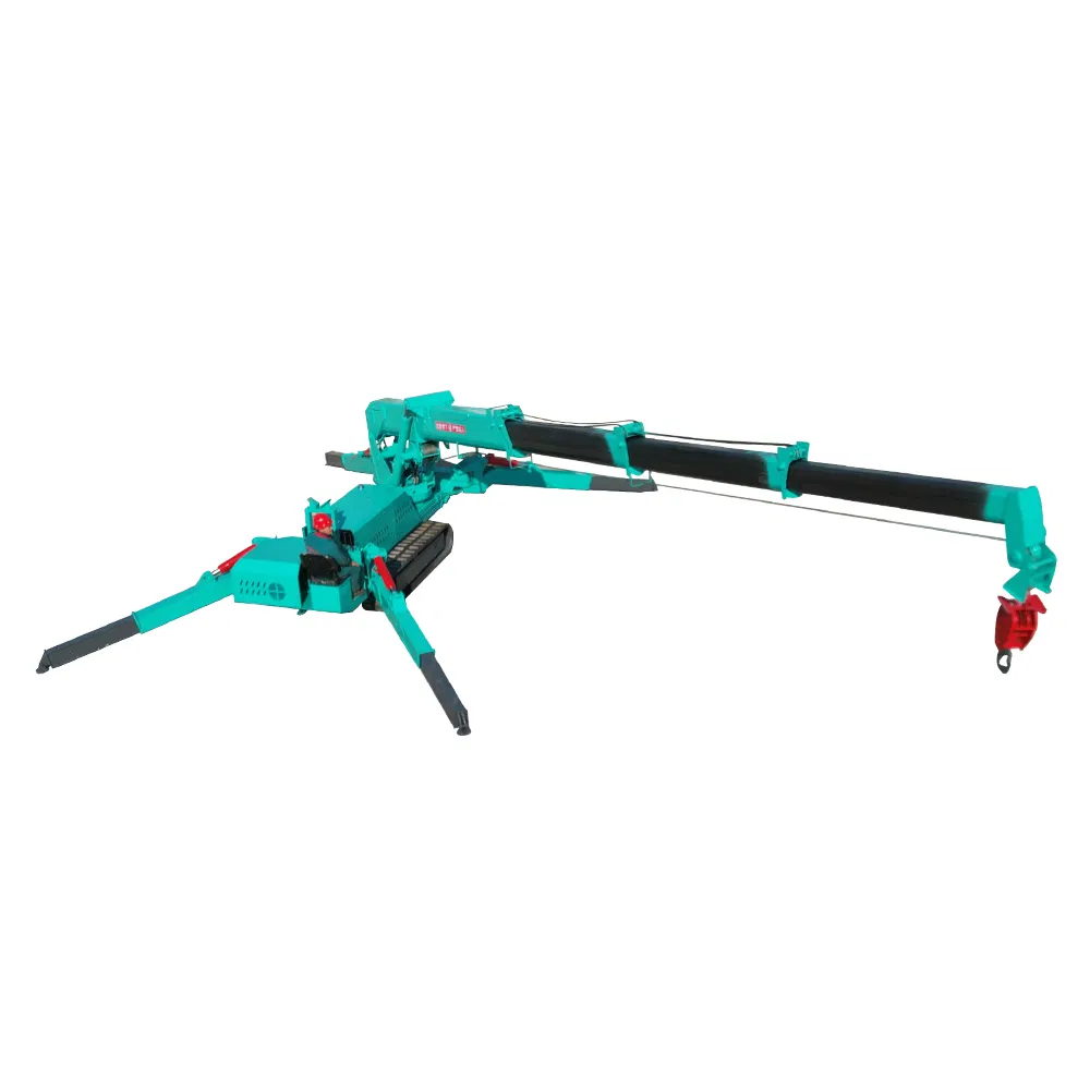 1.2ton 3ton 8ton 12t Nuevo Brazo Articulado Mini Crawler Telescópico 5-17m Grúas Móviles para Levantar Muebles Máquina Elevadora Eléctrica Mini Portátil Camión Usado Crawler Spide