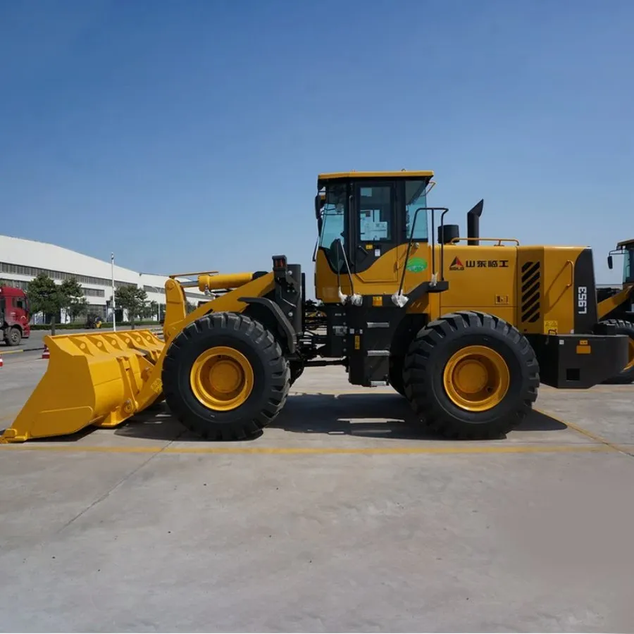 Pala de ruedas L953 en funcionamiento