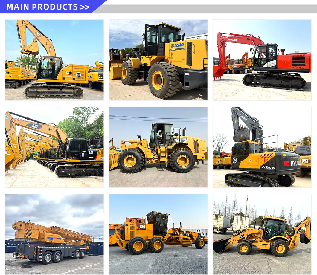 Cargadora de Orugas Usada Cat277 Cat277D Cargadora de Patines Maquinaria de Construcción
