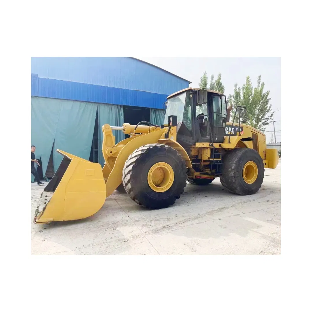 Maquinaria Pesada Caterpillar Usada Cat 972h 966h Cargadora / Cargadora Antiguo Oruga 966 950 980 Cargadora, Baja Edad