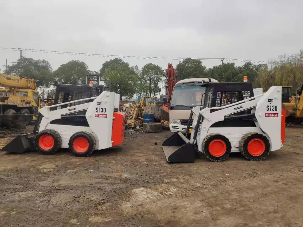 Mini Bob Cat de Segunda Mano S 130 Bobcat S130 Cargadora de Orugas Usada