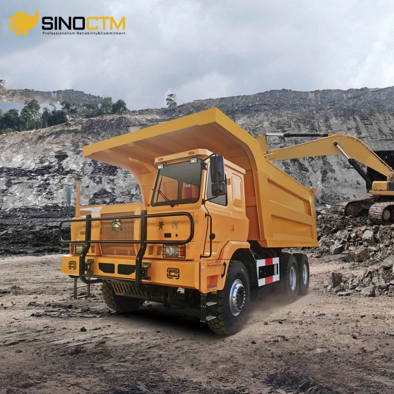 Camión volquete rígido Sinotruk HOWO 105t 10wheels 530HP camión dumper para minería de carbón fuera de carretera en venta