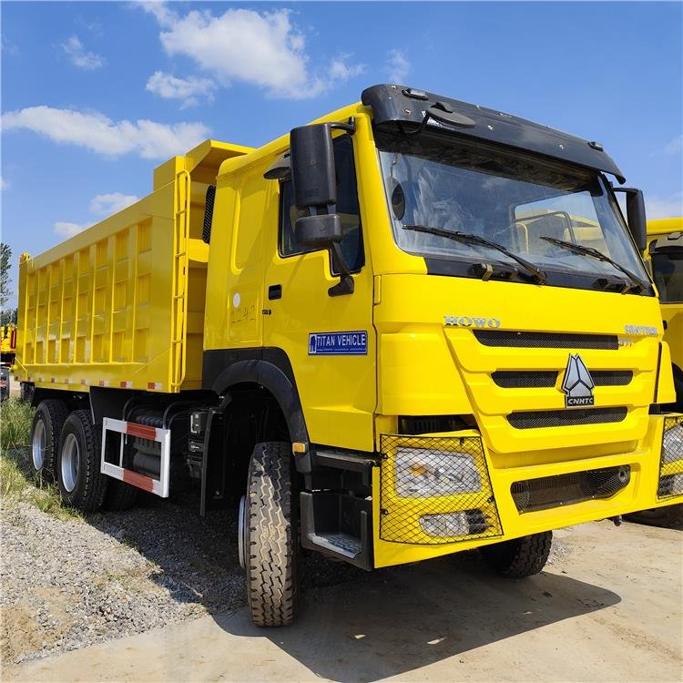 Camión volquete articulado usado HOWO de Sinotruk, Beiben, FAW, Foton para transporte de arena y piedra pesada 371HP 375HP 6X4 Camiones usados de cantera