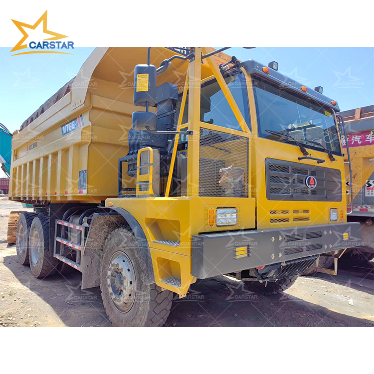 Camión volquete usado 60 toneladas camión de minería articulado de segunda mano