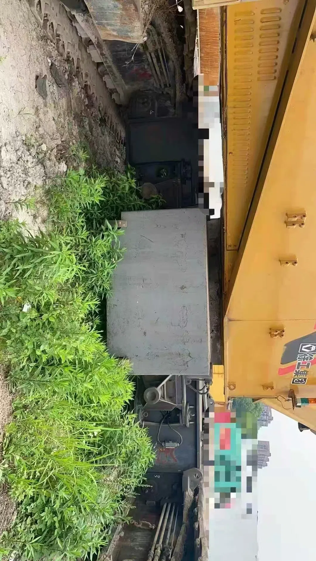 Grúa de oruga usada 180 Grúa torre 61m 18t Dos ganchos 2018
