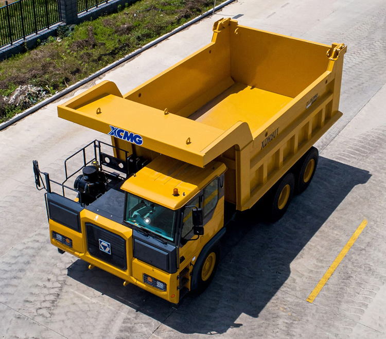 Camión Volquete de Fábrica XCMG Xdr80t 76 Toneladas Usado Totalmente Hidráulico Tri Eje Rígido Camión de Minería en Venta