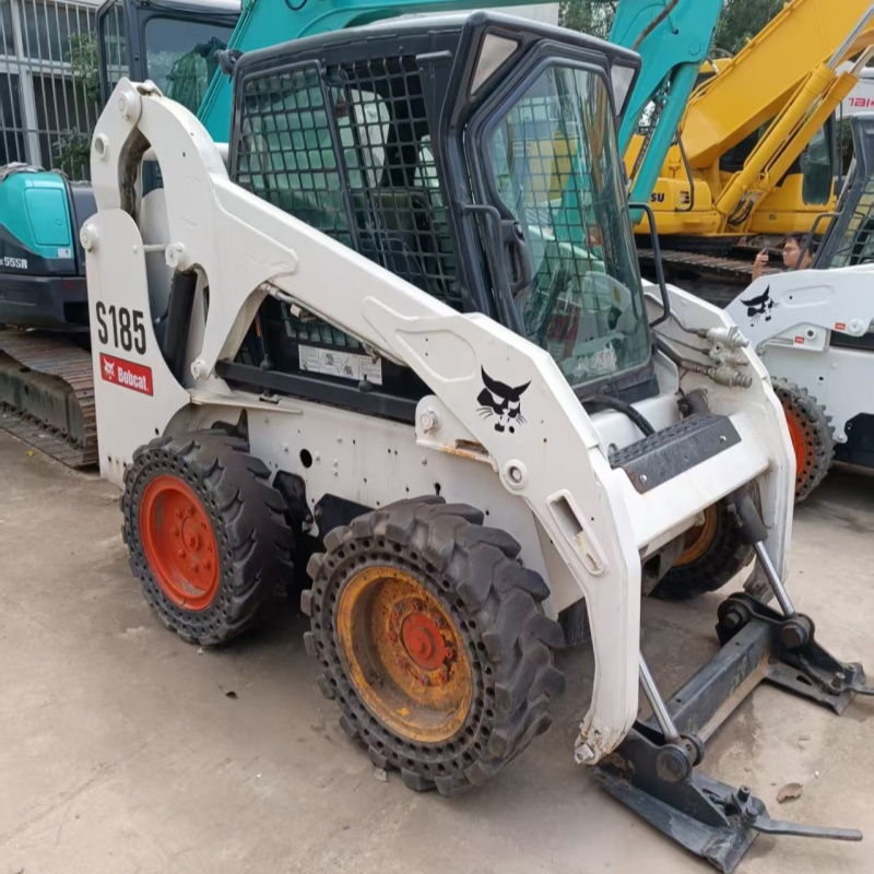 Mini Cargador Bobcat S130/S150/S160/S185/S220/S300 en Stock Usado Varios Modelos Cargador Bobcat Cargador de Oruga Usado S185 Cargador Bobcat