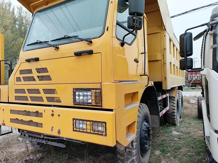 Camión de minería diésel, camión volquete articulado usado