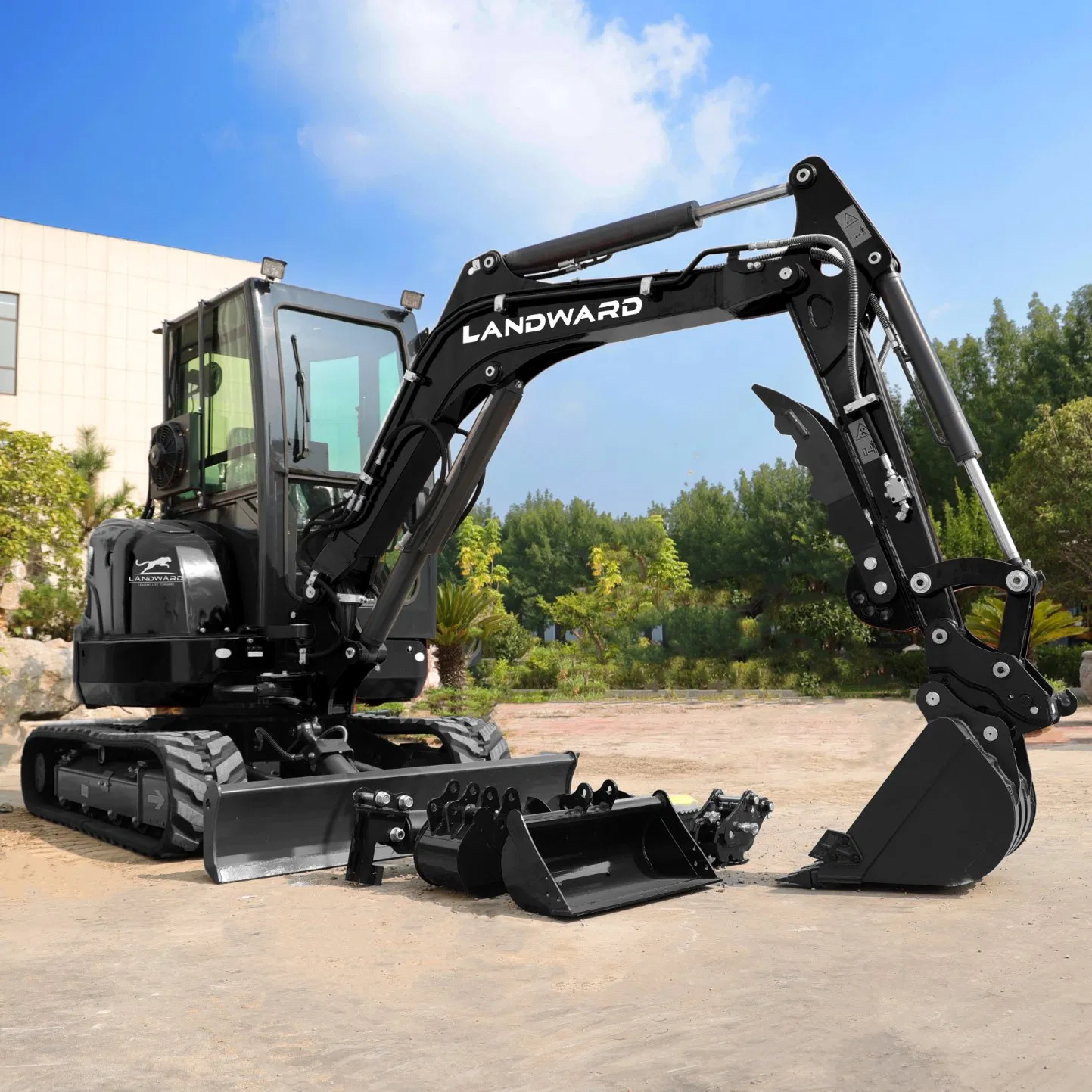 Fábrica Terrestre Mayorista EPA 3.5ton Mini Excavadora 1.2 Tonelada Excavadora de Oruga 1ton Precio Usado Trencher 1200kg Euro 5 CE Hidráulica Pequeña Excavadora 2ton Envío Gratis