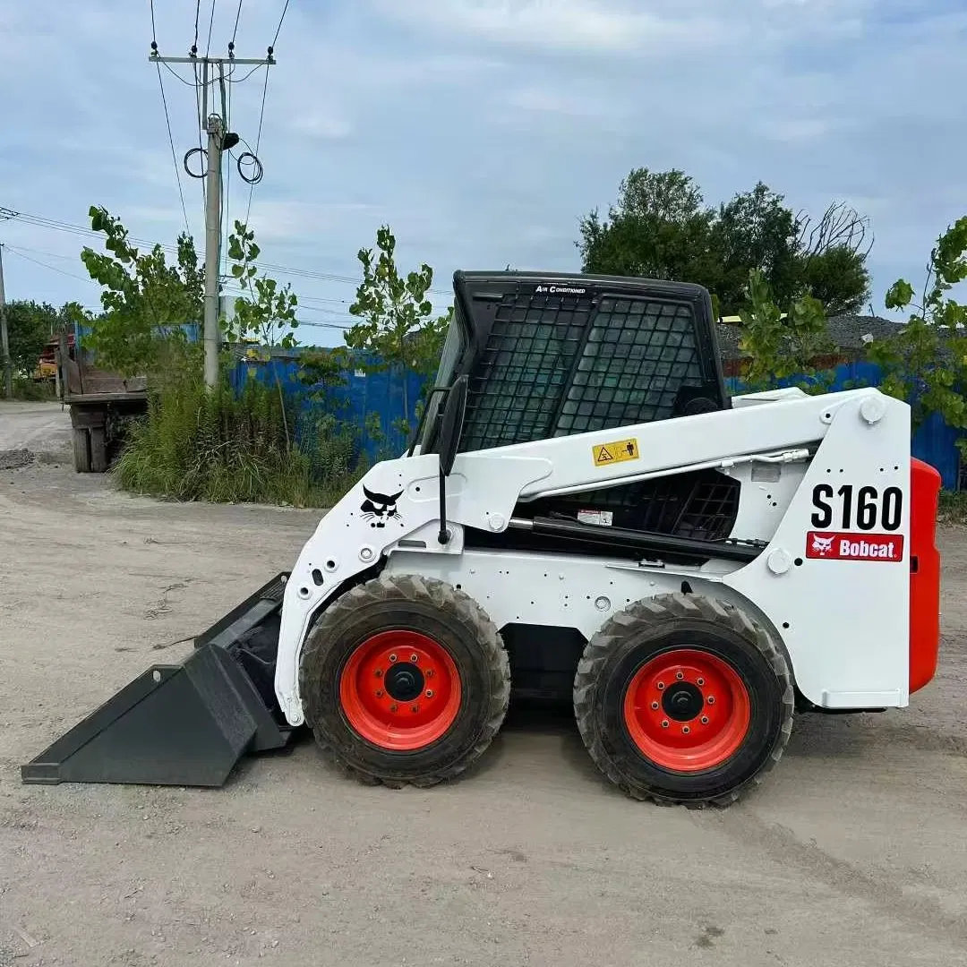 Bobcat usado S160 S220 S270 S300 cargadora de orugas original pequeña a bajo precio en venta