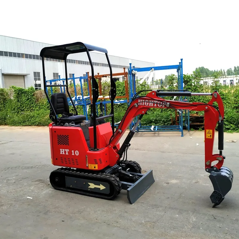 CE ISO Mini Excavadora de Oruga de Alto Rendimiento para Uso Doméstico Jardín Micro Hogar Construcción Invernadero Remolcable Hidráulica en Venta