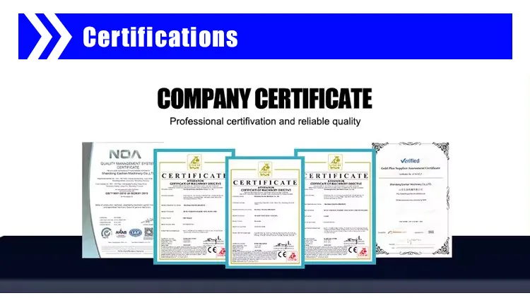 Certificaciones