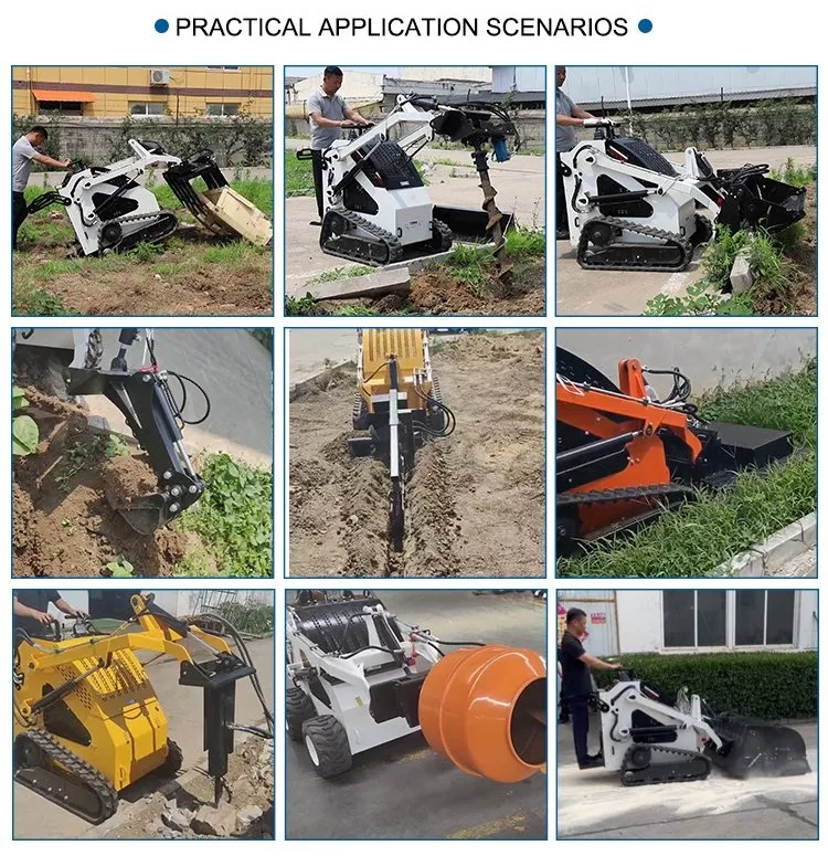 Aplicación práctica de excavadora