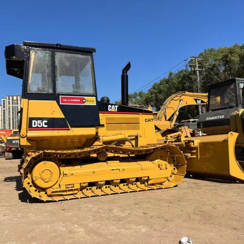 Bulldozer Caterpillar Usado de Alta Calidad Bulldozer Cat D5c D6 D8 Bulldozer de Cadenas Bulldozer de Oruga