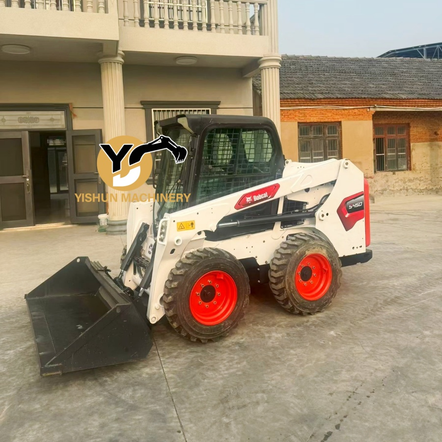 Cargadora sobre orugas usada Bobcat S450 en buenas condiciones a la venta