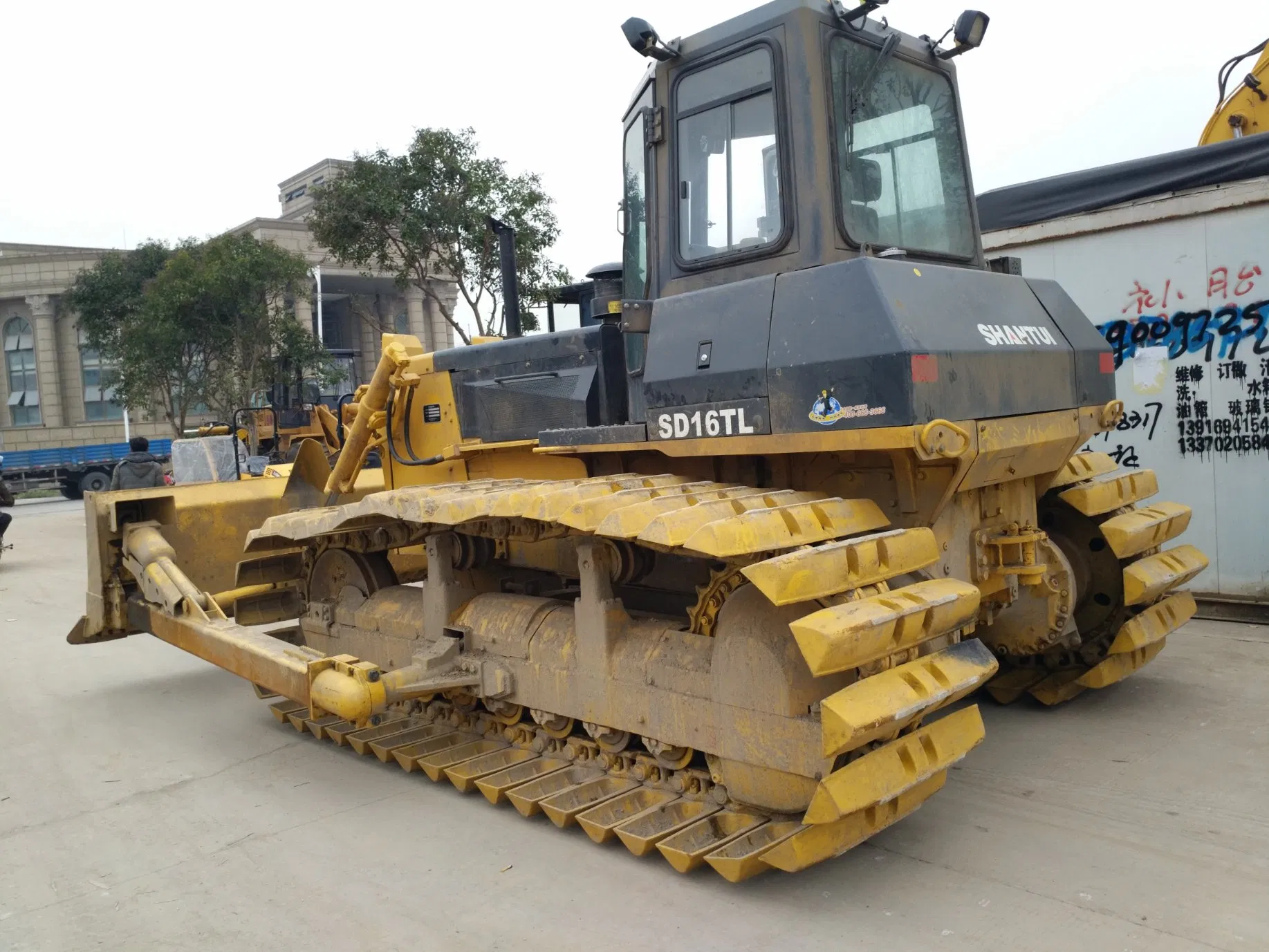Bulldozer Shantui SD16tl Usado Bulldozer de Pantano en Buen Estado