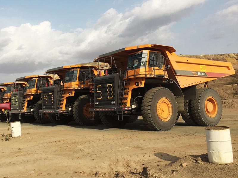 Precio Mayorista 95ton Camión Volquete Rígido para Minería Srt95c en Venta
