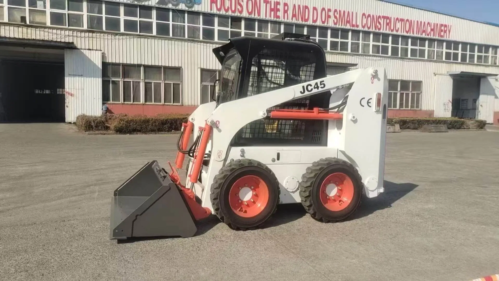 TUV CE Usado 75HP 85HP 500kg 1200kg 700kg Pequeña Cargadora de Orugas de Gasolina Skid Steer Jardín Alta Eficiencia Precio de Fábrica China