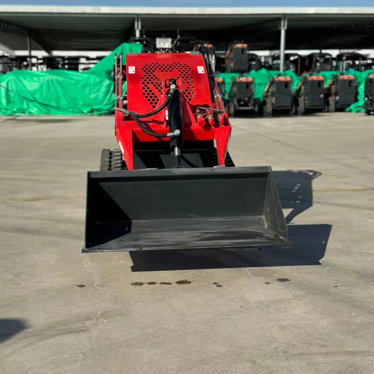 Cargadora de orugas compacta hidráulica pequeña personalizable de OEM robusta con CE, excavadora de retrocarga usada, mini cargadora de orugas en venta
