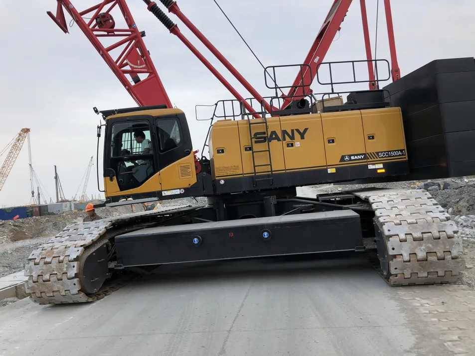 Nuevo Stock Entrante 2021 Año Sany 1500A 150t Grúa Oruga Usada
