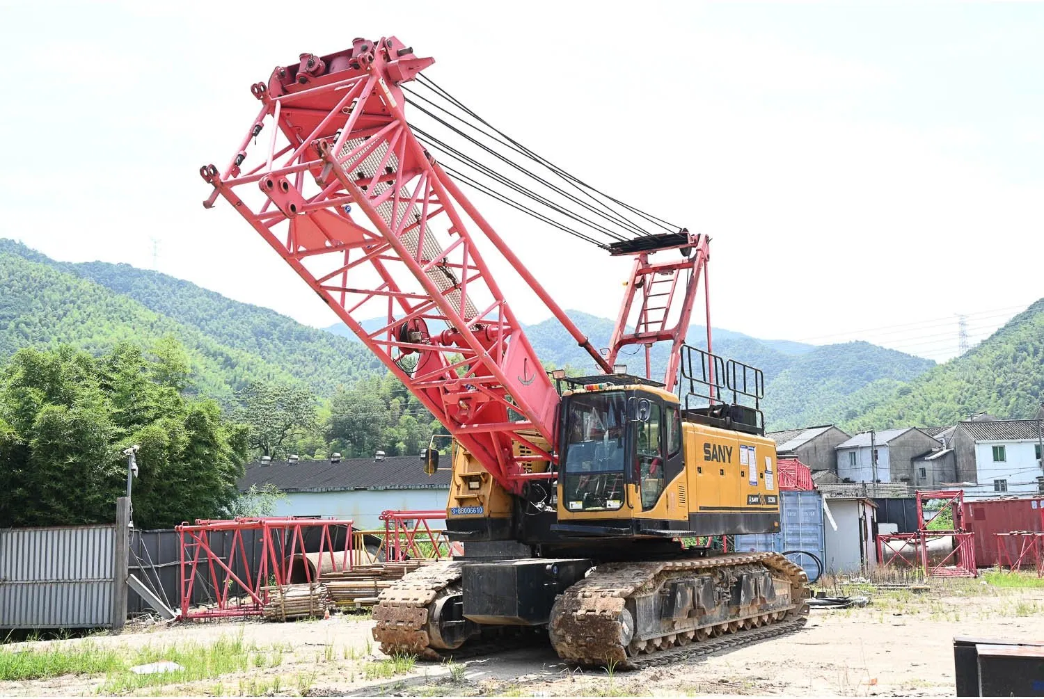 90ton Grúa de oruga usada para construcción 90ton Otras grúas de oruga usadas para edificación