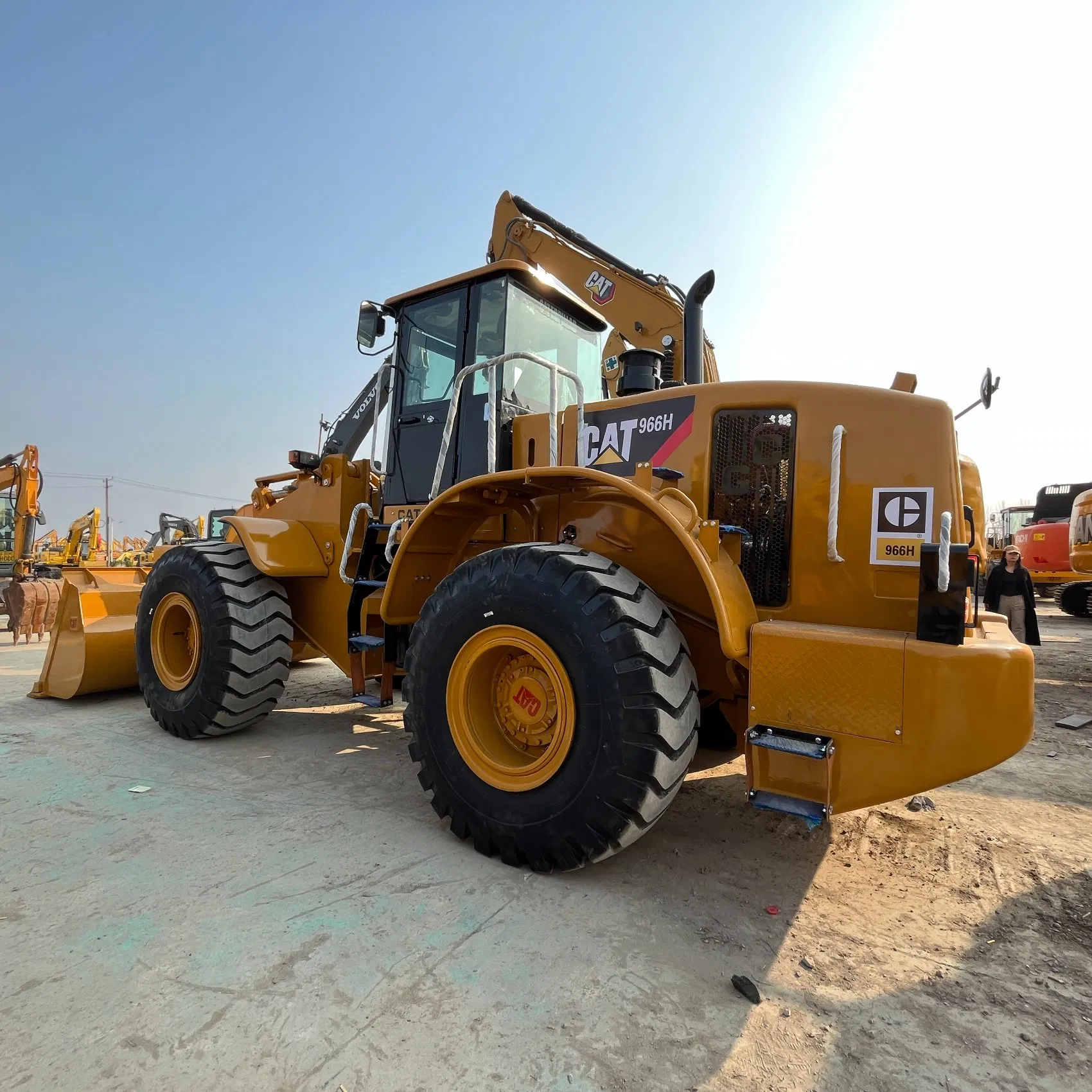 Bien Mantenido Piezas Originales Confiable Usado Cat966h Cat950gc Cargadora de Ruedas