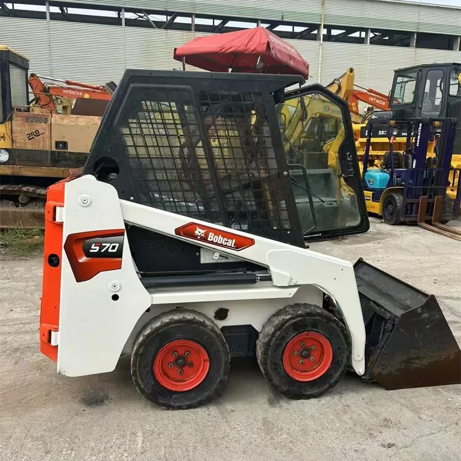 Mini cargadora Bobcat usada S70 S130 S160 S185 S220 S300 S450 S550 S750 retroexcavadora para la venta