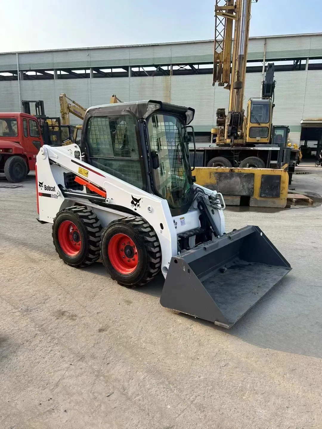 Cargadora de Oruga Bobcat S450 Usada Cargadora Mini de Segunda Mano Original EE. UU. S550 S18 S16 S300