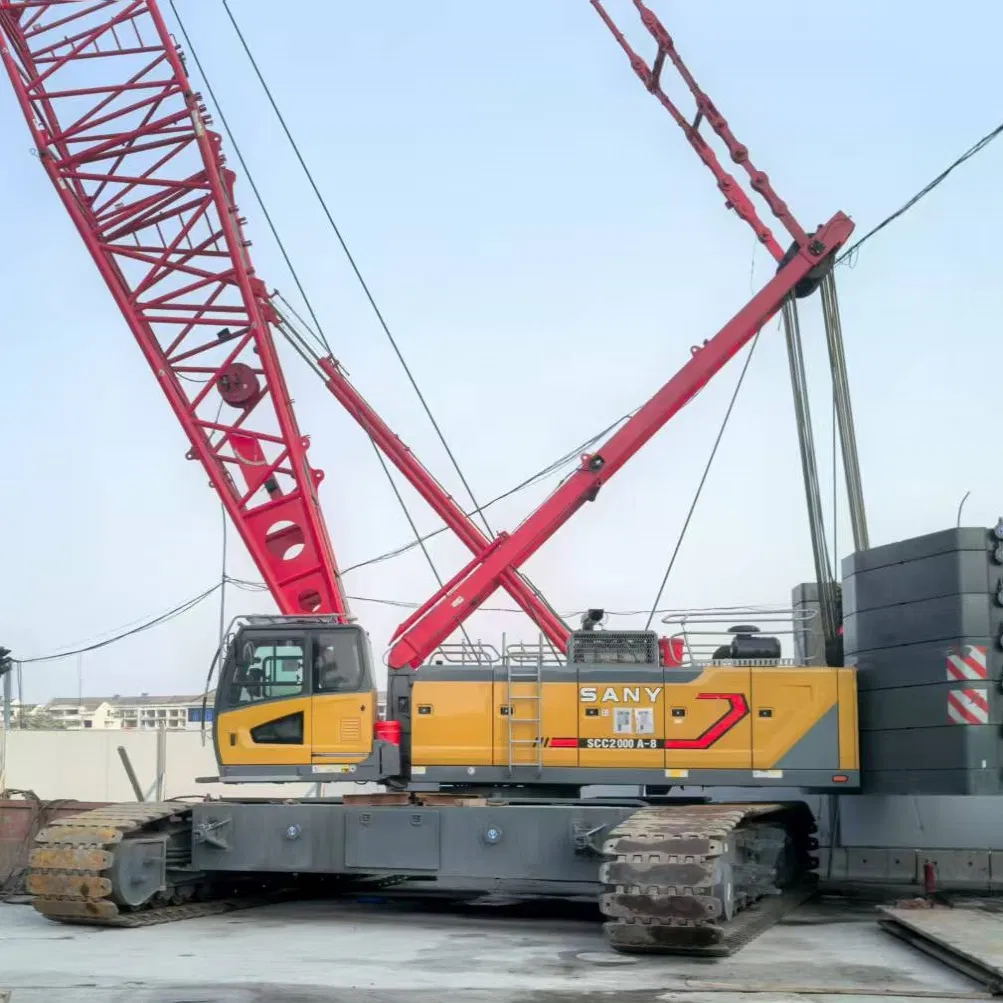 2024 Año Sany 2000A 200t Excelente Condición del Vehículo Grúa de Oruga Usada con Buen Precio