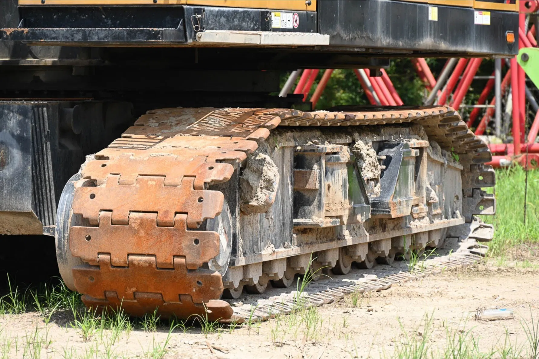 Grúa de Oruga Usada Sany Scc750A 75ton Grúa de Oruga
