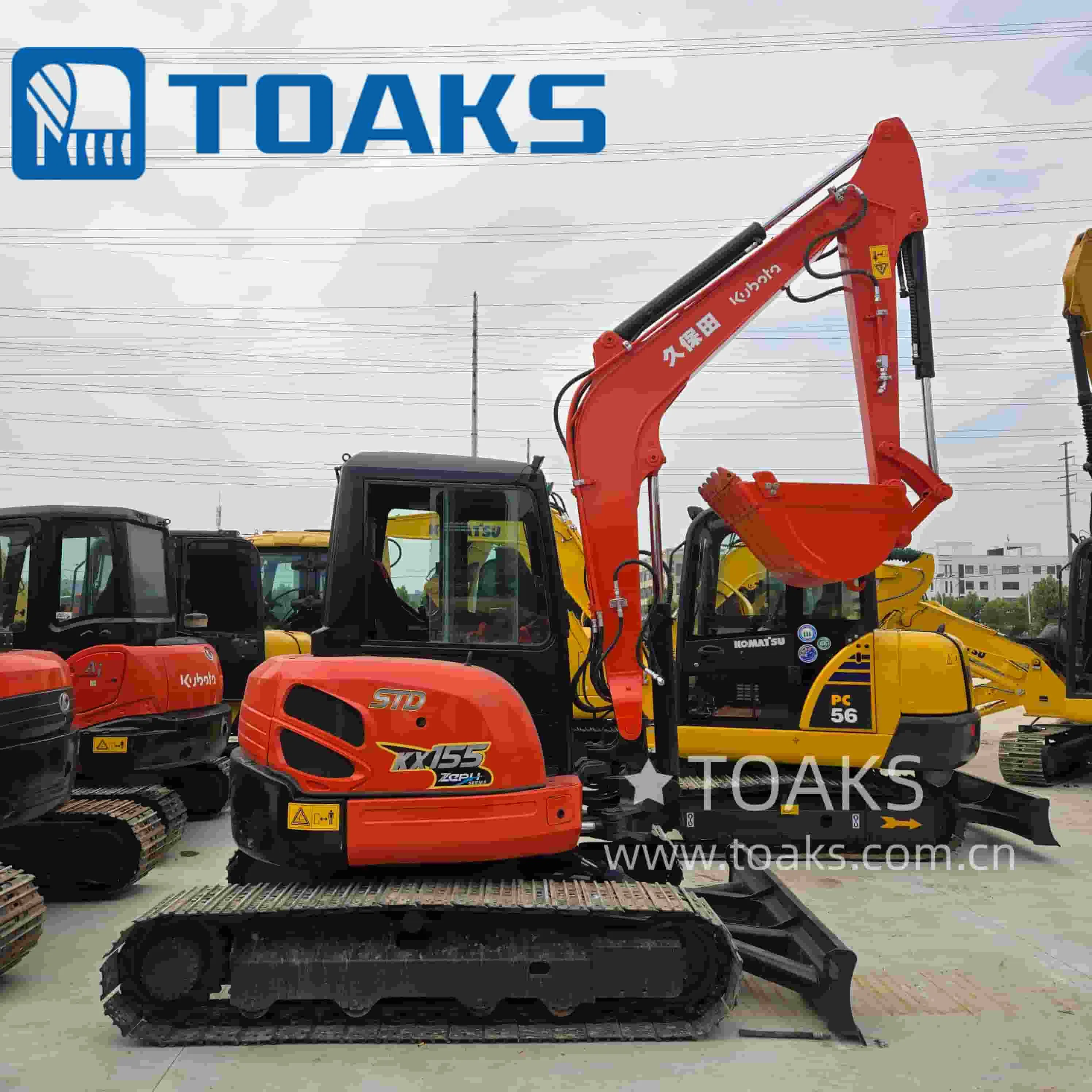 Excavadora de oruga mini Kuobota usada de Japón Kx155 Kx165 Kx135 Kx183 Kx163 para construcción, paisajismo y trabajo agrícola con sistema hidráulico certificado por EPA y CE