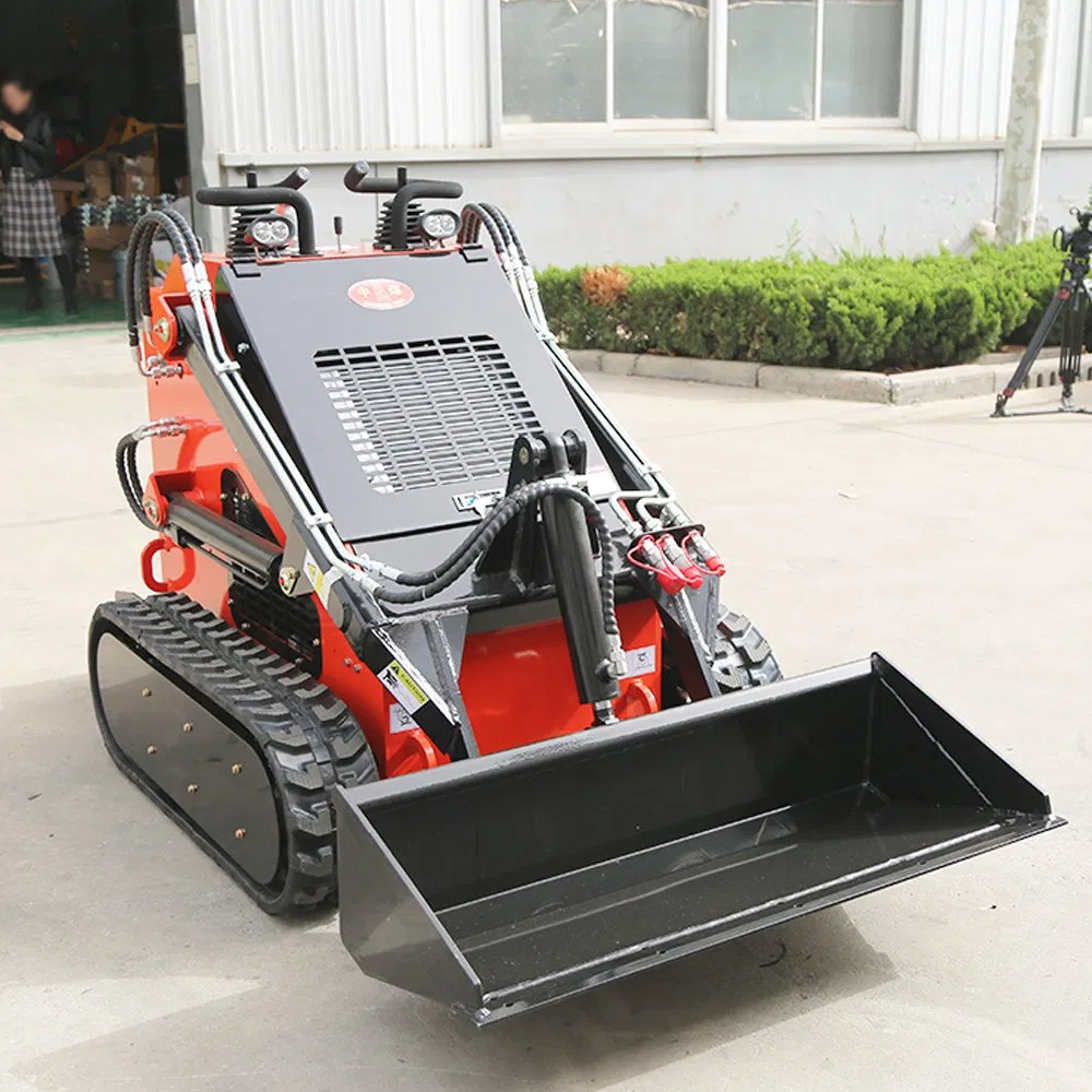 CE EPA Seguimiento Pequeña Rueda Cargadora Diesel Cargadores Mini Cargador Crawler Retroexcavadora Usada Cargadora Mini Tracked Mini Skid Steer Cargadora Mini