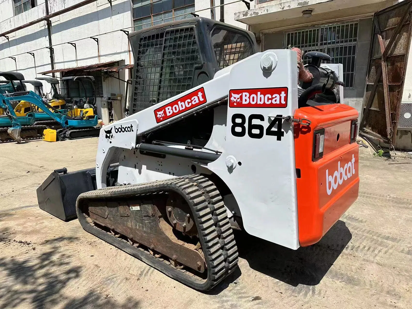Cargadora de orugas de segunda mano original 864 usada en EE. UU. Bobcat mini cargadora