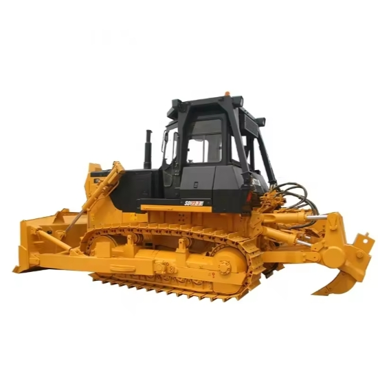 Usado Crawler de Alta Resistencia 100HP 120HP Rueda de Swamp Bulldozer Agrícola Ripper Maquinaria de Construcción Caterpillar Cuchilla Recta Pista Estándar Euro III Bulldoze