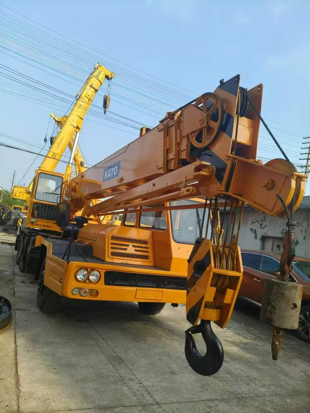 Grúa hidráulica móvil de torre de oruga todoterreno Kato Tadano de segunda mano 25ton 30ton 40 Ton 50 Ton 70 Ton 80 Ton 100 Ton de Japón, máquina de construcción