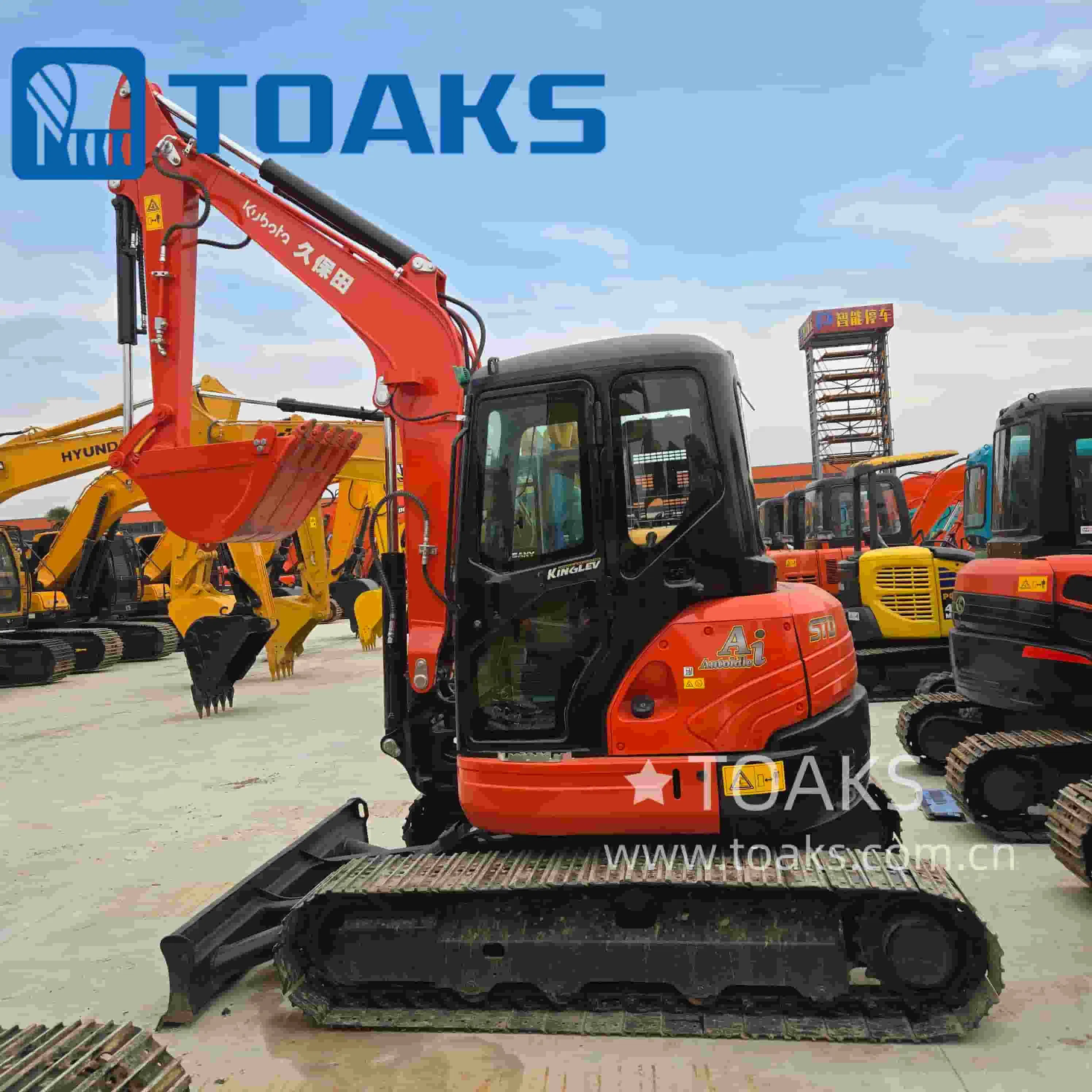 Excavadora de oruga mini Kuobota usada de Japón Kx155 Kx165 Kx135 Kx183 Kx163 para construcción, paisajismo y trabajo agrícola con sistema hidráulico certificado por EPA y CE