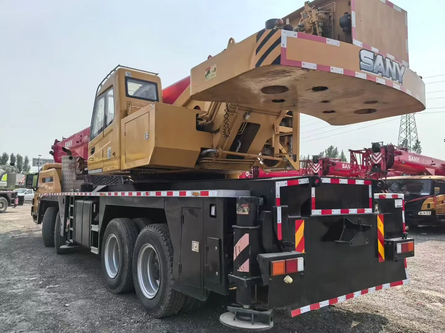 Grúa de camión usada 20-300ton Grúa de camión Sany 55ton Grúa original para la venta Stc550t5