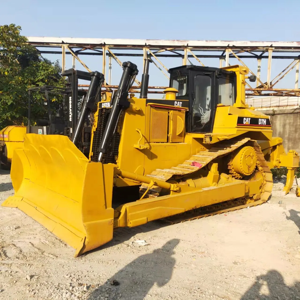 Bulldozer de oruga de segunda mano Cat D7h Bulldozer original usado Caterpillar V Tractor de orugas
