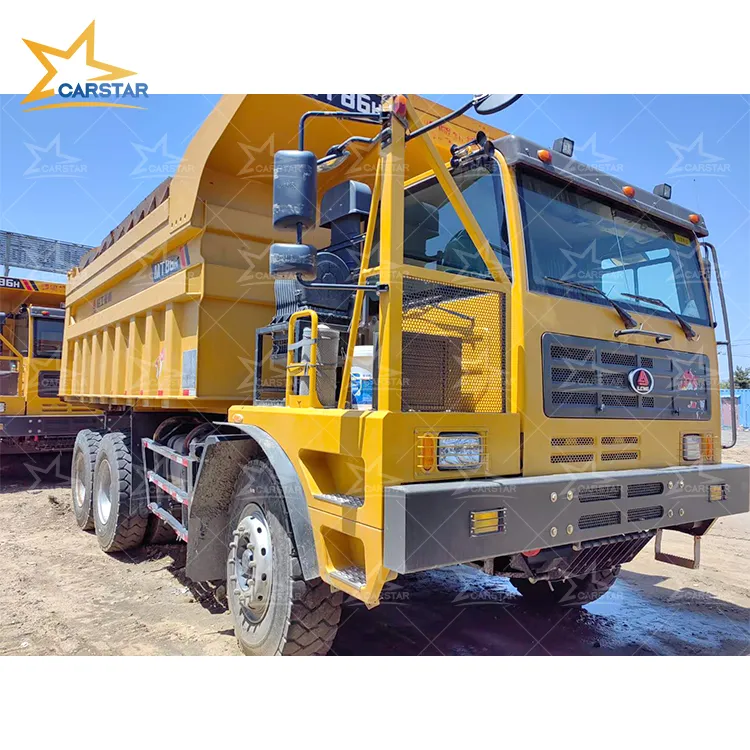 Camión volquete usado 60 toneladas camión de minería articulado de segunda mano